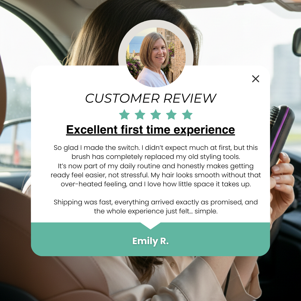 Pocket Pro Ultra™ Wireless Straightening Brush