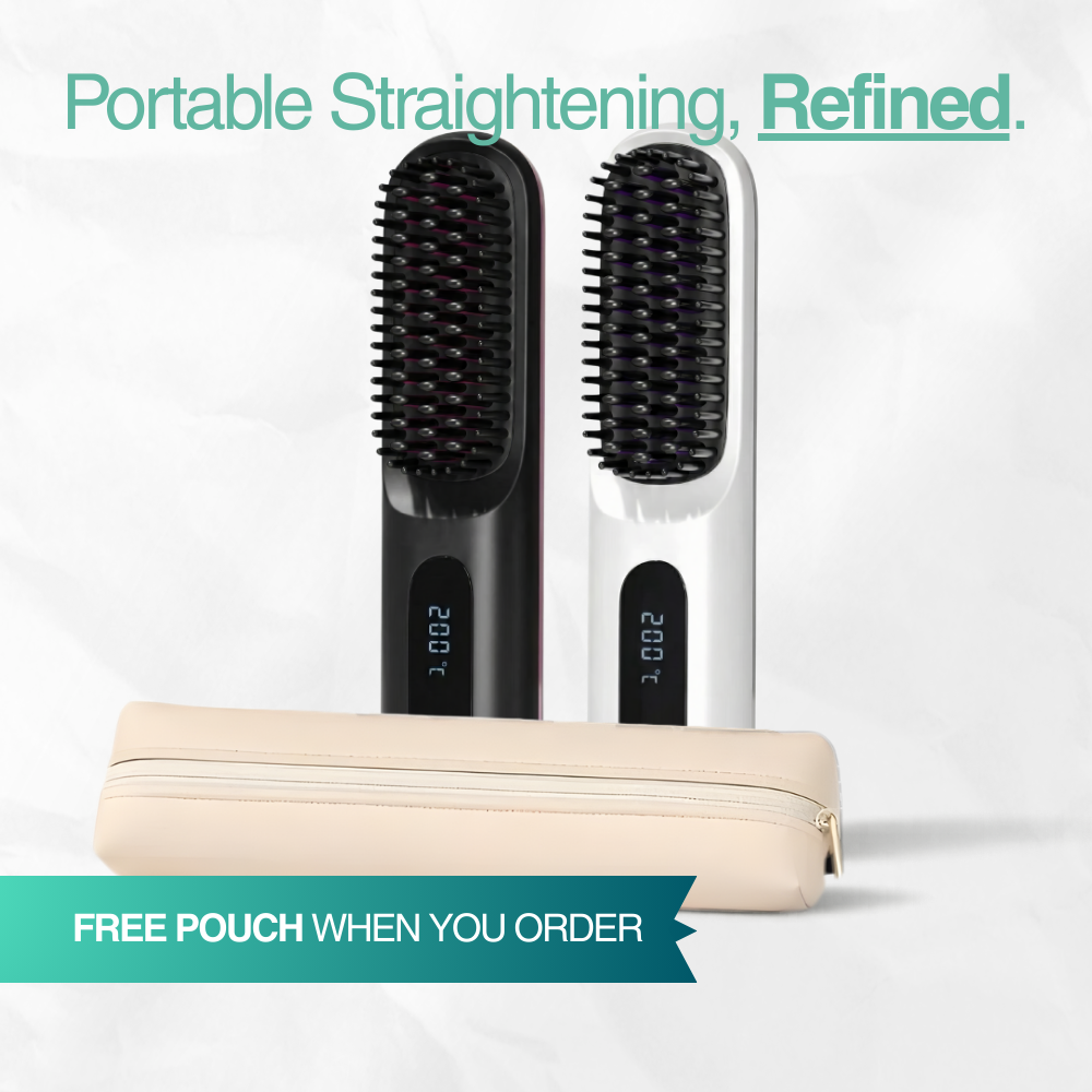 Pocket Pro Ultra™ Wireless Straightening Brush
