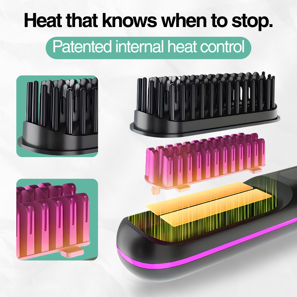 Pocket Pro Ultra™ Wireless Straightening Brush