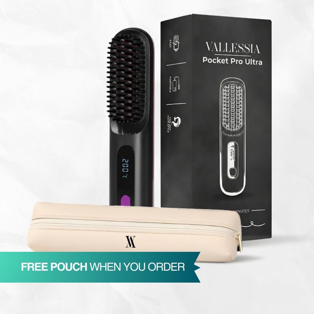 Pocket Pro Ultra™ Wireless Straightening Brush