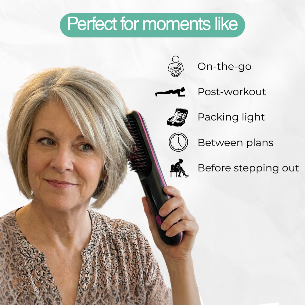 Pocket Pro Ultra™ Wireless Straightening Brush