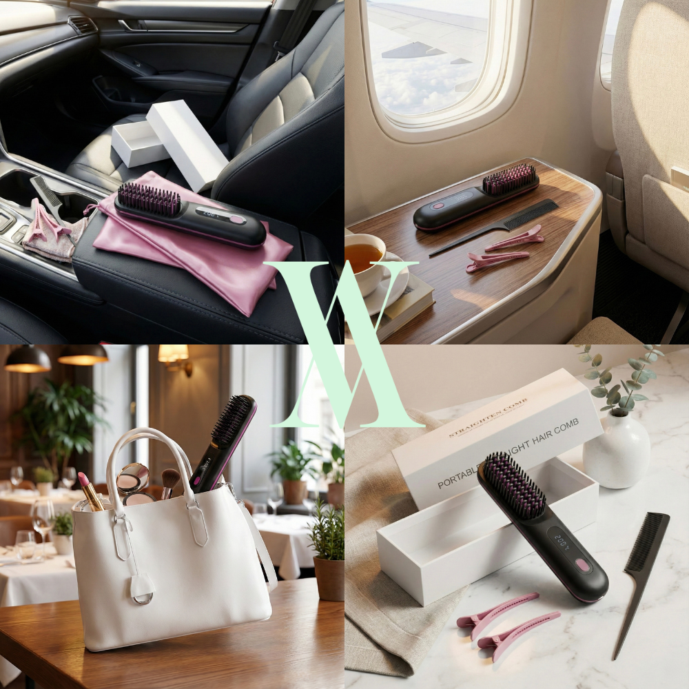 Pocket Pro Ultra™ Wireless Straightening Brush