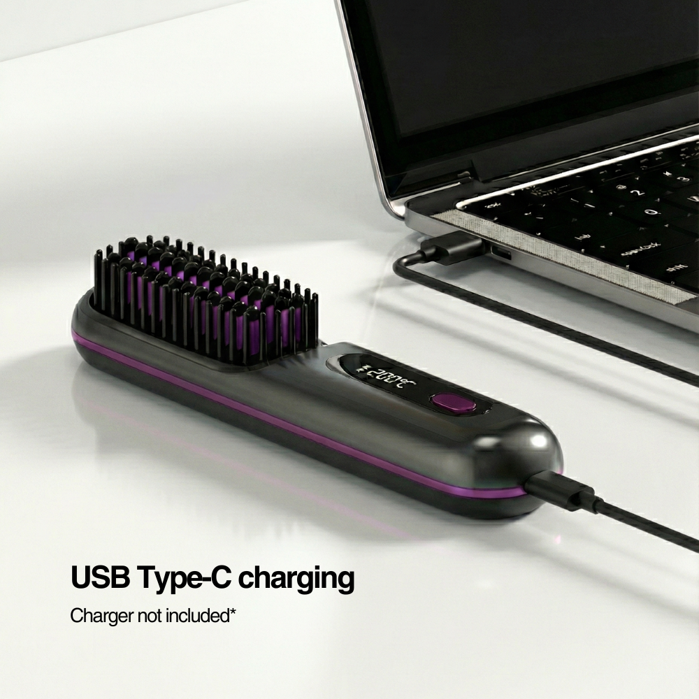 Pocket Pro Ultra™ Wireless Straightening Brush