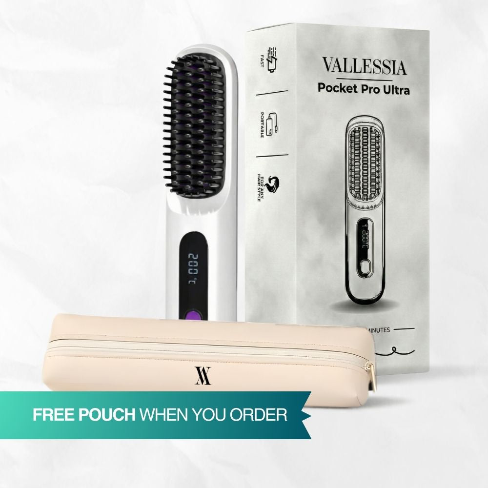 Pocket Pro Ultra™ Wireless Straightening Brush