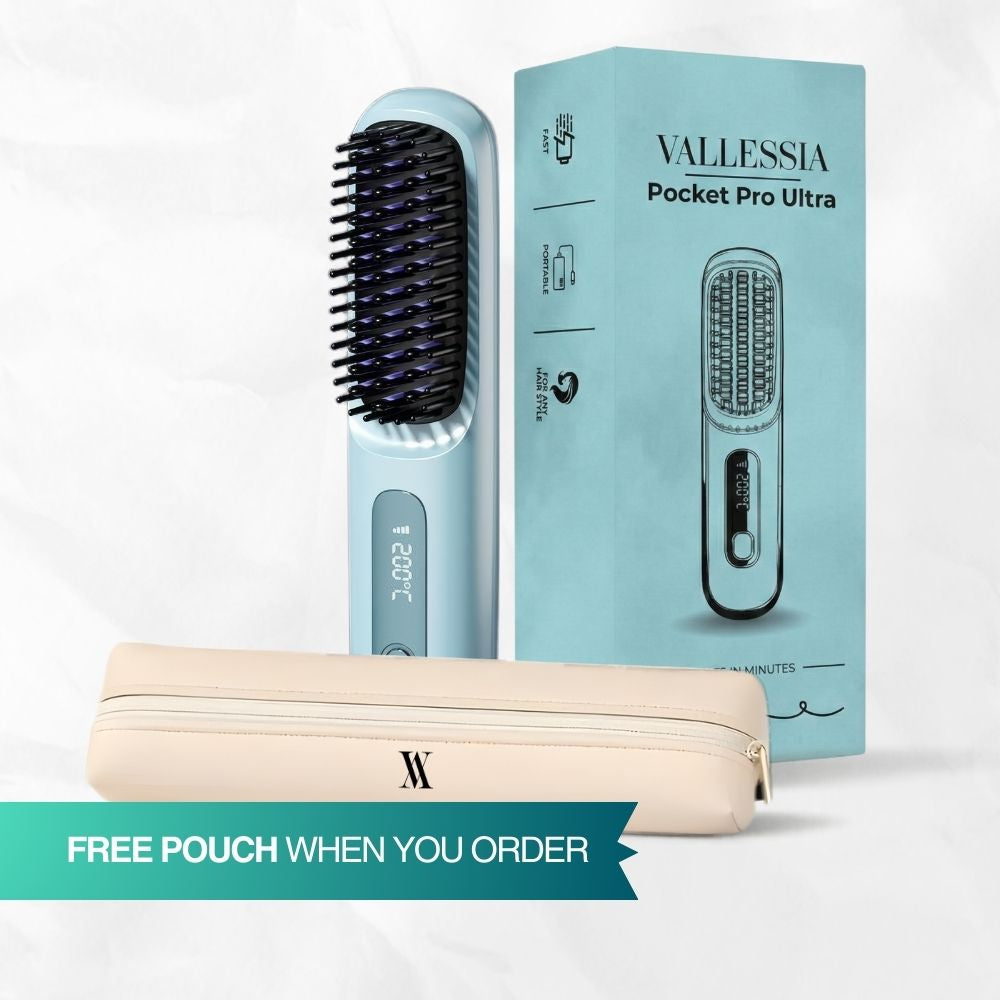 Pocket Pro Ultra™ Wireless Straightening Brush