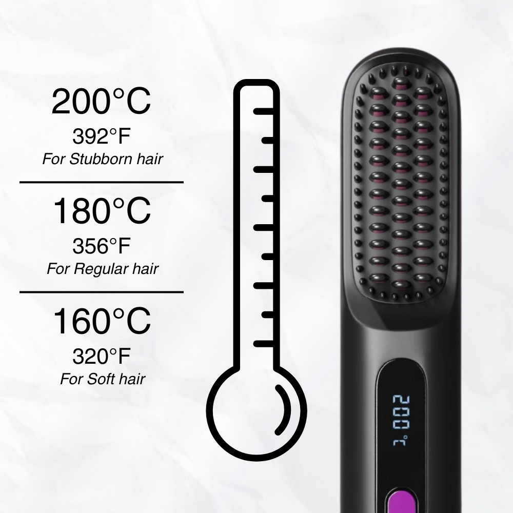 Pocket Pro Ultra™ Wireless Straightening Brush